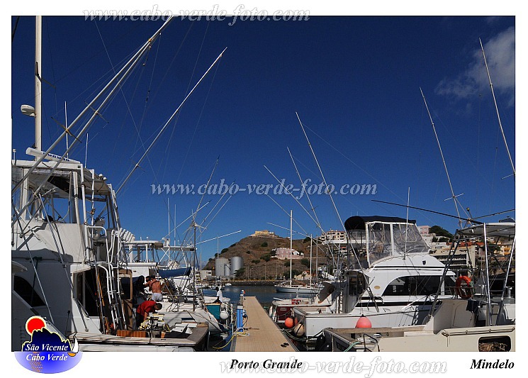S�o Vicente : Mindelo Marina : sailing harbour : Landscape SeaCabo Verde Foto Gallery