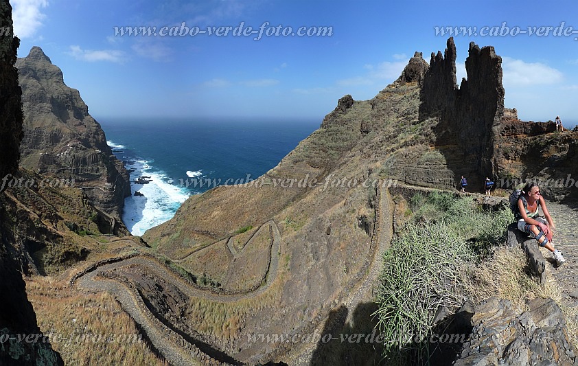 Insel: Santo Anto  Wanderweg: 212 Ort: Corvo Motiv: Wanderweg Fontainhas - Cruzinha Motivgruppe: Landscape © Pitt Reitmaier www.Cabo-Verde-Foto.com
