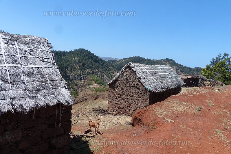 Santo Anto : Escovadinha : traditional rural houses : Landscape MountainCabo Verde Foto Gallery