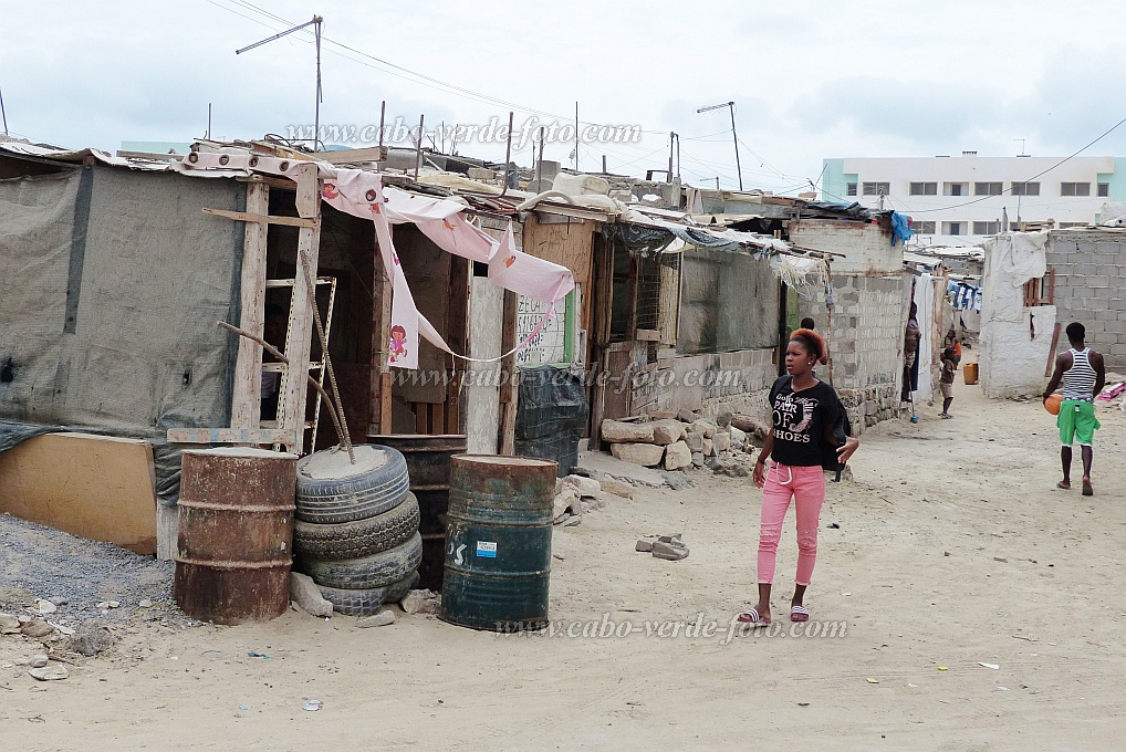 Boa Vista : Sal Rei Barraca : slum area : Landscape TownCabo Verde Foto Gallery