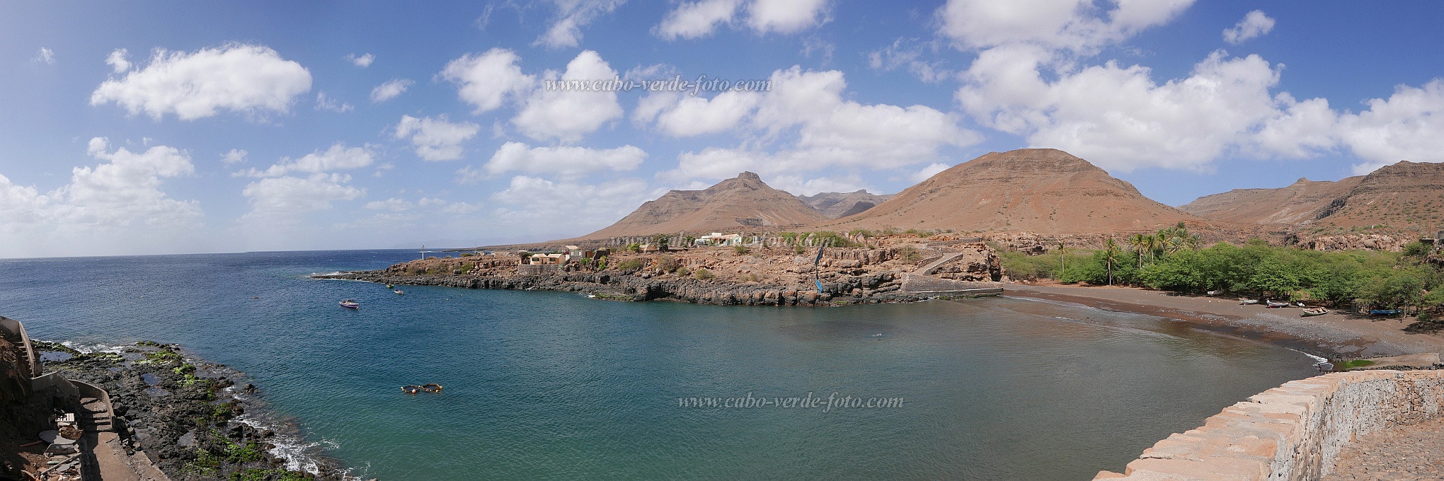 São Nicolau : Carrical : bay : Landscape SeaCabo Verde Foto Gallery
