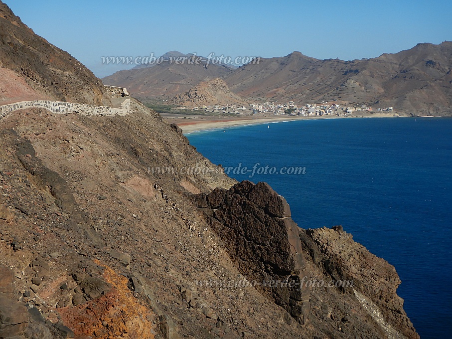 So Vicente : Sao Pedro Farol Dona Amelia : hiking trail : Landscape SeaCabo Verde Foto Gallery