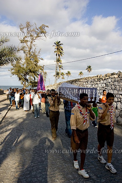 Insel: Santo Anto  Wanderweg:  Ort: Vila das Pombas Motiv: Prozession Motivgruppe: People Religion © Florian Drmer www.Cabo-Verde-Foto.com