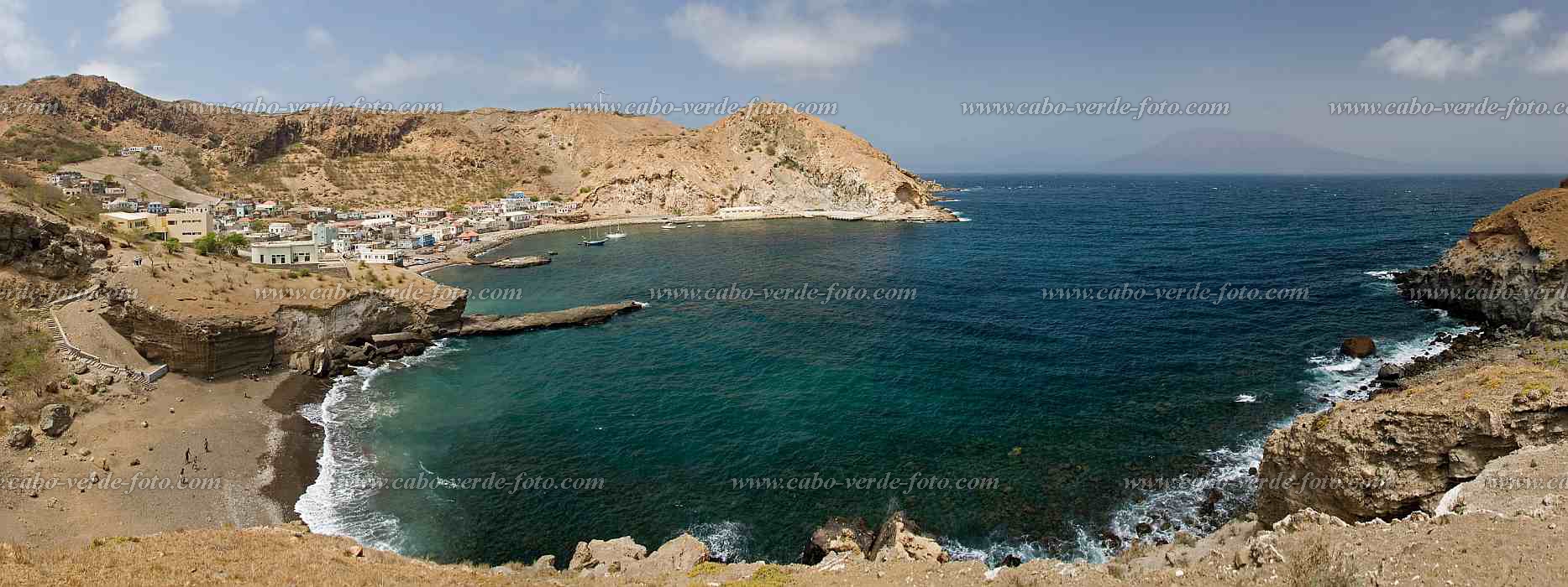 Brava : Furna : bay : Landscape SeaCabo Verde Foto Gallery